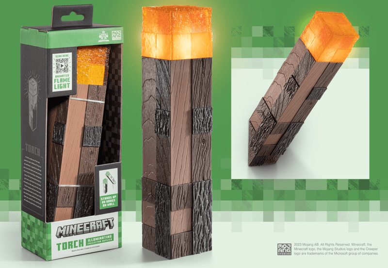 NOBLE COLLECTION – MINECRAFT – ILLUMINATING TORCH 849421009434