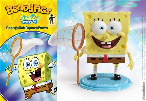 NOBLE COLLECTION - NICKELODEON - BENDYFIGS - SPONGEBOB SQUAREPANTS FIGURA 849421008826