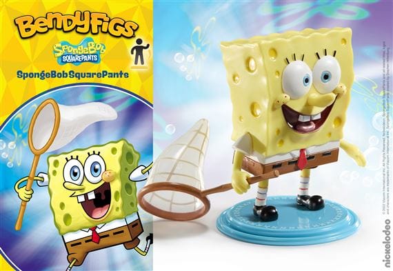 NOBLE COLLECTION - NICKELODEON - BENDYFIGS - SPONGEBOB SQUAREPANTS FIGURA 849421008826