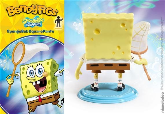 NOBLE COLLECTION - NICKELODEON - BENDYFIGS - SPONGEBOB SQUAREPANTS FIGURA 849421008826