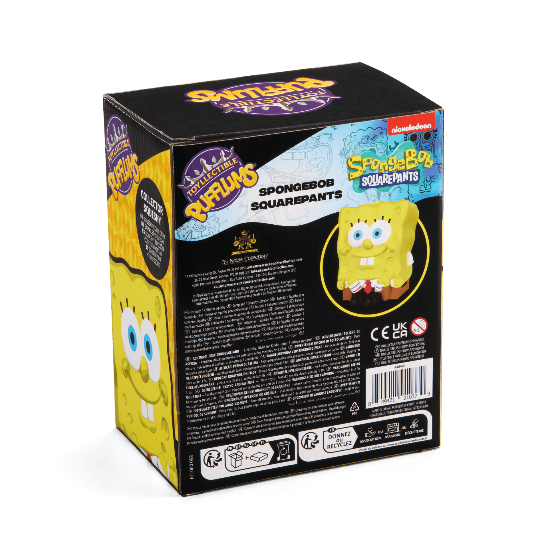 NOBLE COLLECTION - NICKELODEON - PUFFLUMS - SPONGEBOB SQUAREPANTS figura 849421010379