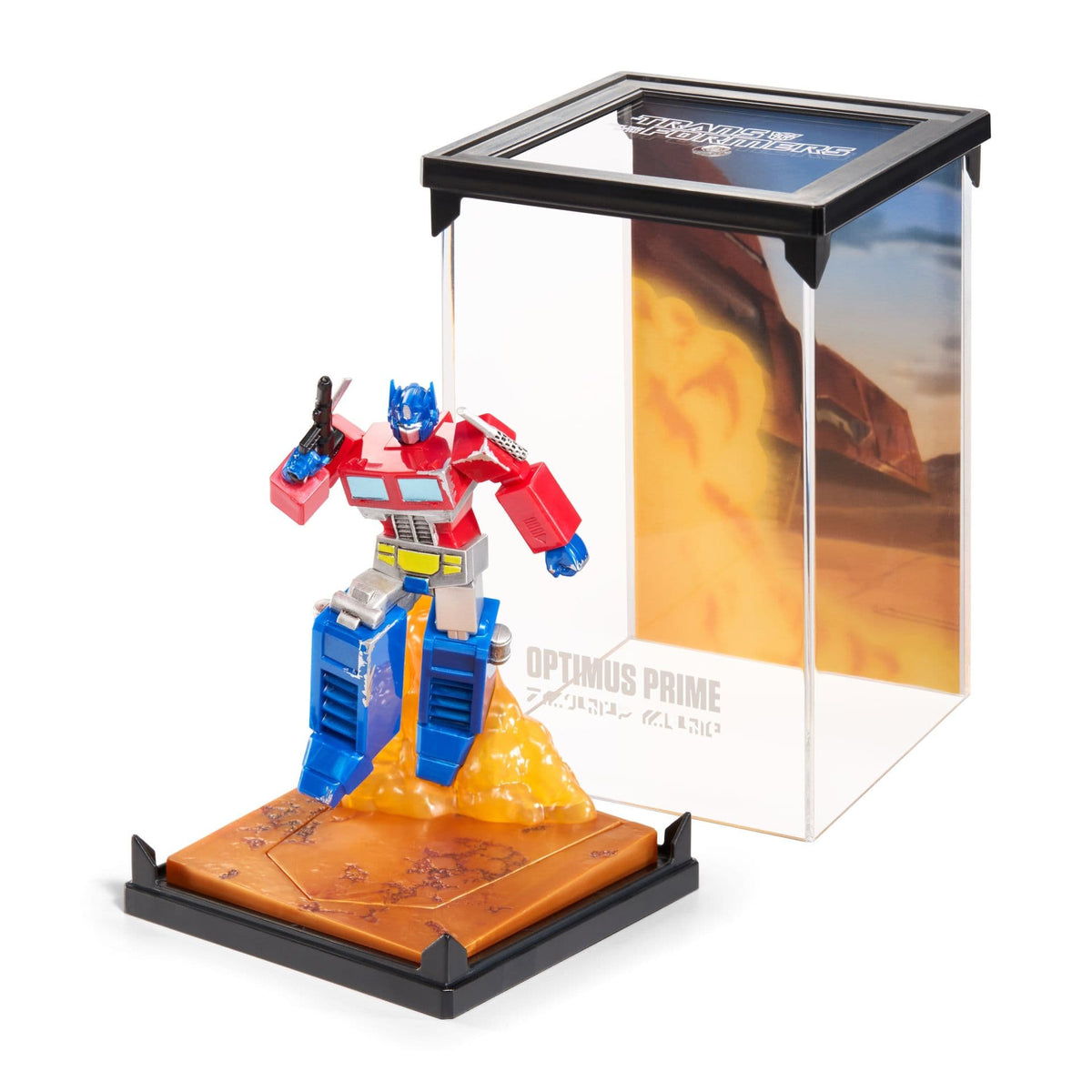 NOBLE COLLECTION - TRANSFORMERS - OPTIMUS PRIME DIORAMA 849421012342