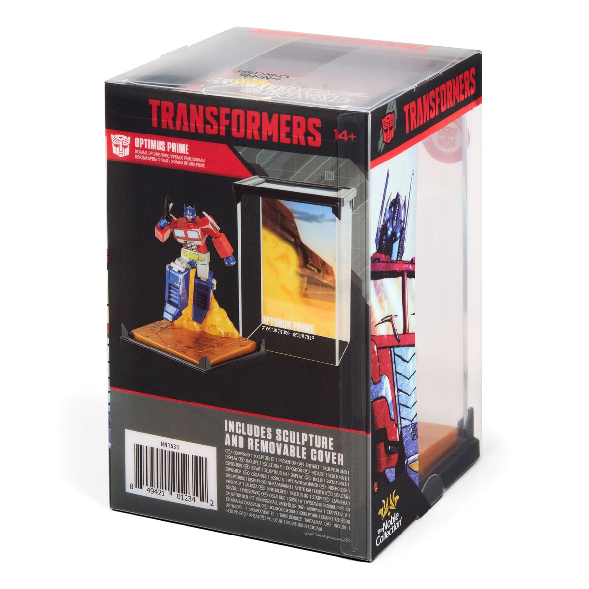 NOBLE COLLECTION - TRANSFORMERS - OPTIMUS PRIME DIORAMA 849421012342