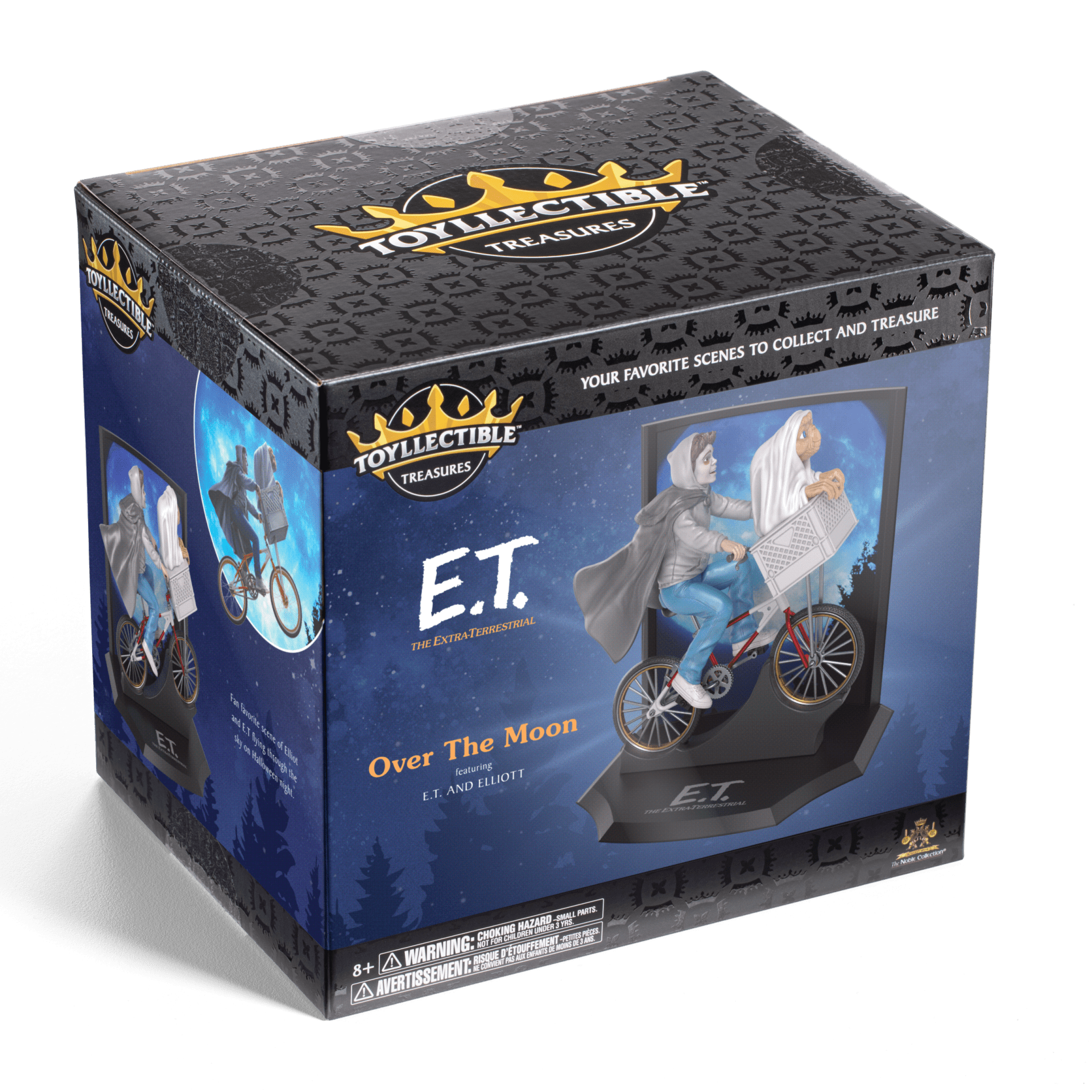 NOBLE COLLECTION - UNIVERSAL - E.T. - TOYLLECTIBLE TREASURES - E.T. AND ELLIOTT 849421008703