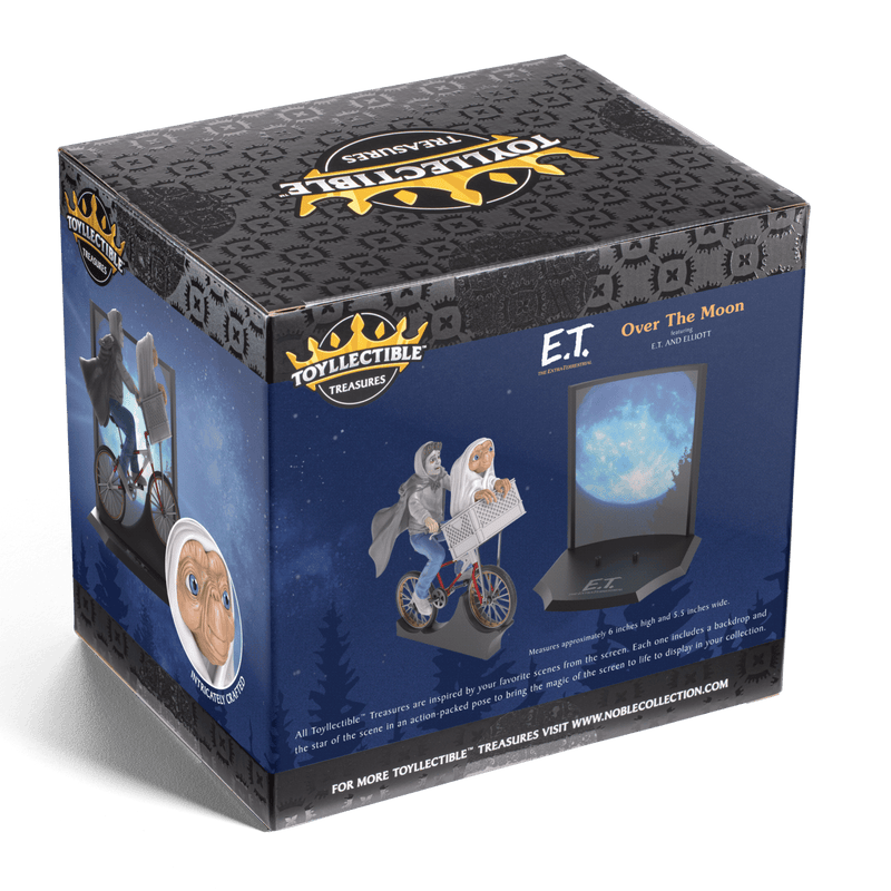NOBLE COLLECTION - UNIVERSAL - E.T. - TOYLLECTIBLE TREASURES - E.T. AND ELLIOTT 849421008703
