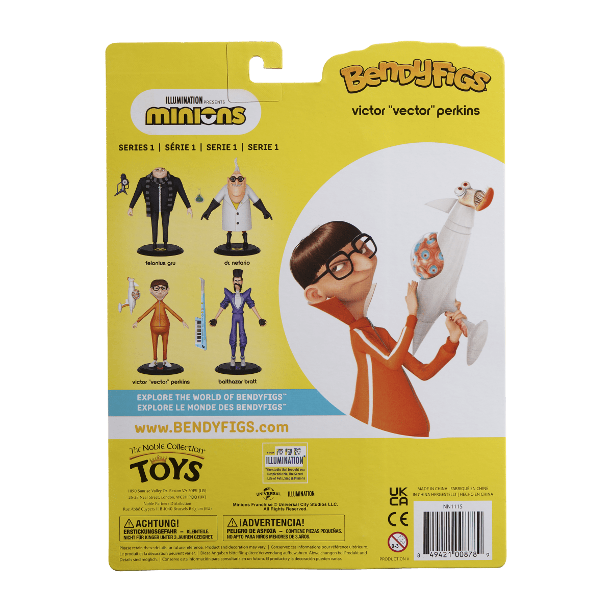 NOBLE COLLECTION - UNIVERSAL - MINIONS - VICTOR 849421008789