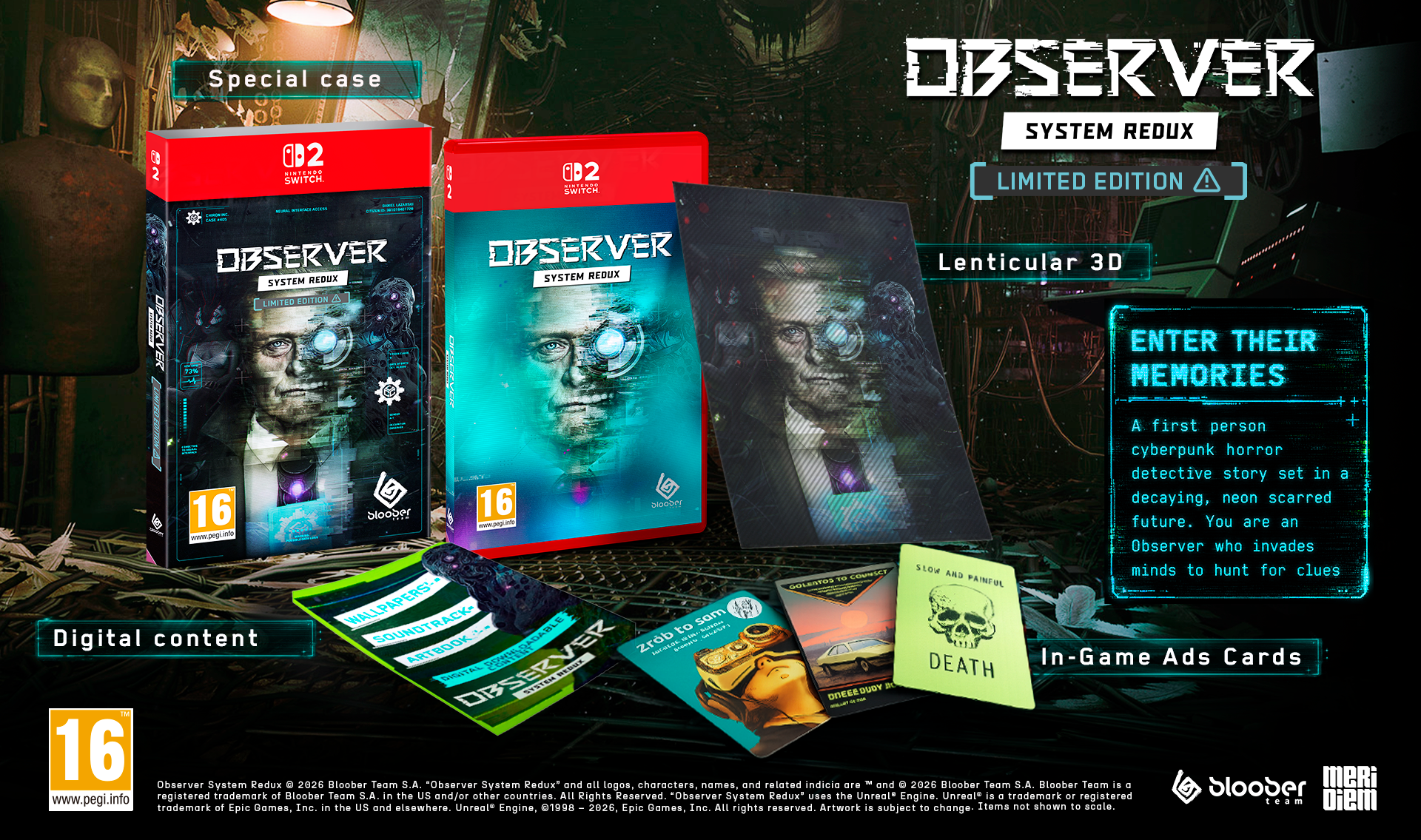 Observer: System Redux - Limited Edition (Nintendo Switch 2) 8436622261178