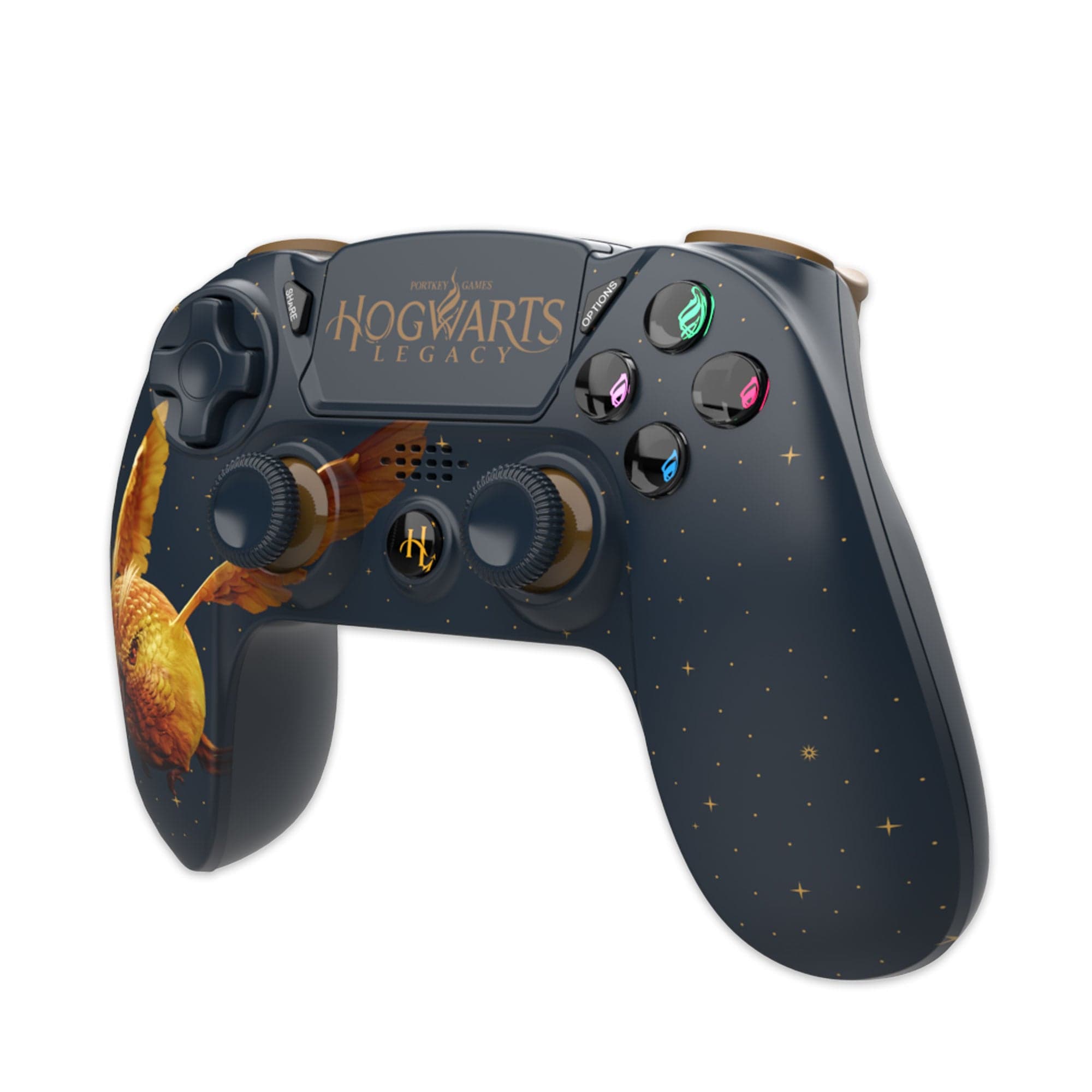 OFFICIAL HOGWARTS LEGACY - BREZŽIČNI PS4 KONTROLER - TEMNO MODRE BARVE 3760178623056