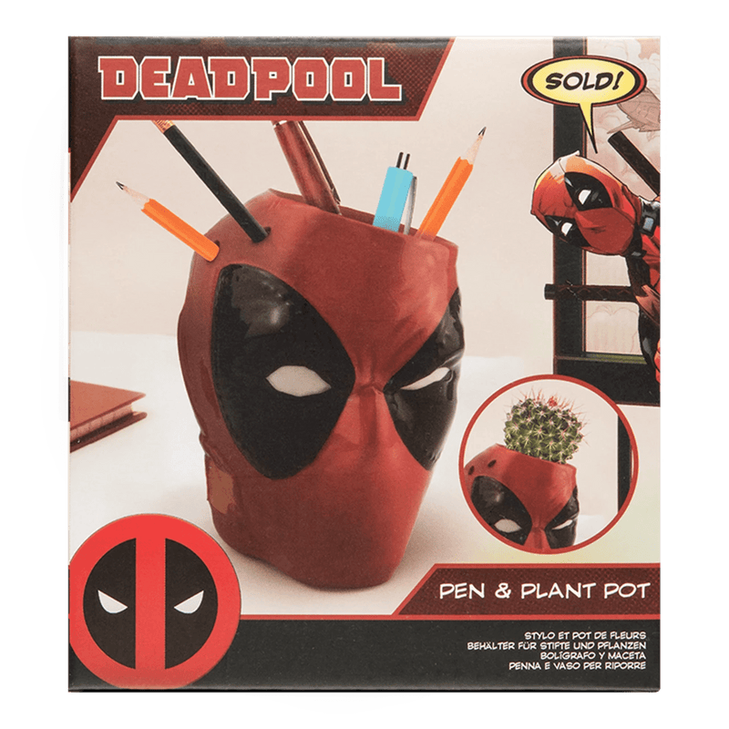 PALADONE DEADPOOL PEN AND PLANT POT 5056577728613