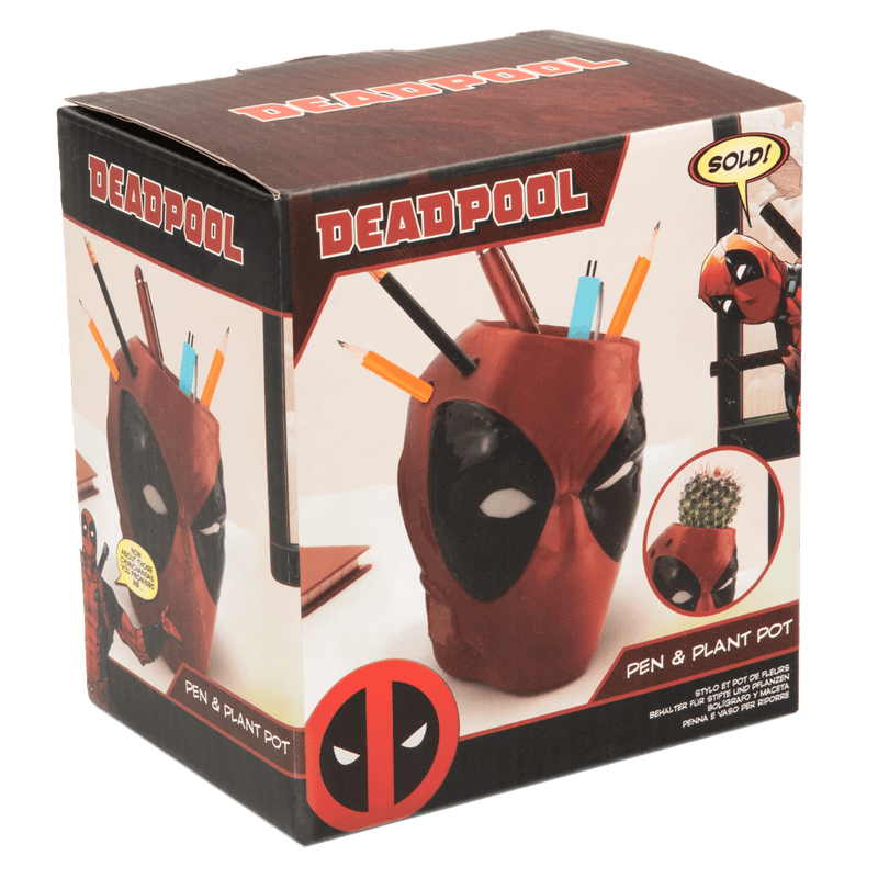 PALADONE DEADPOOL PEN AND PLANT POT 5056577728613