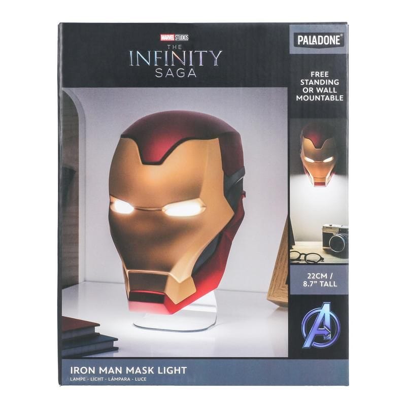 PALADONE IRON MAN MASK LIGHT V2 LUČKA 5056577710557