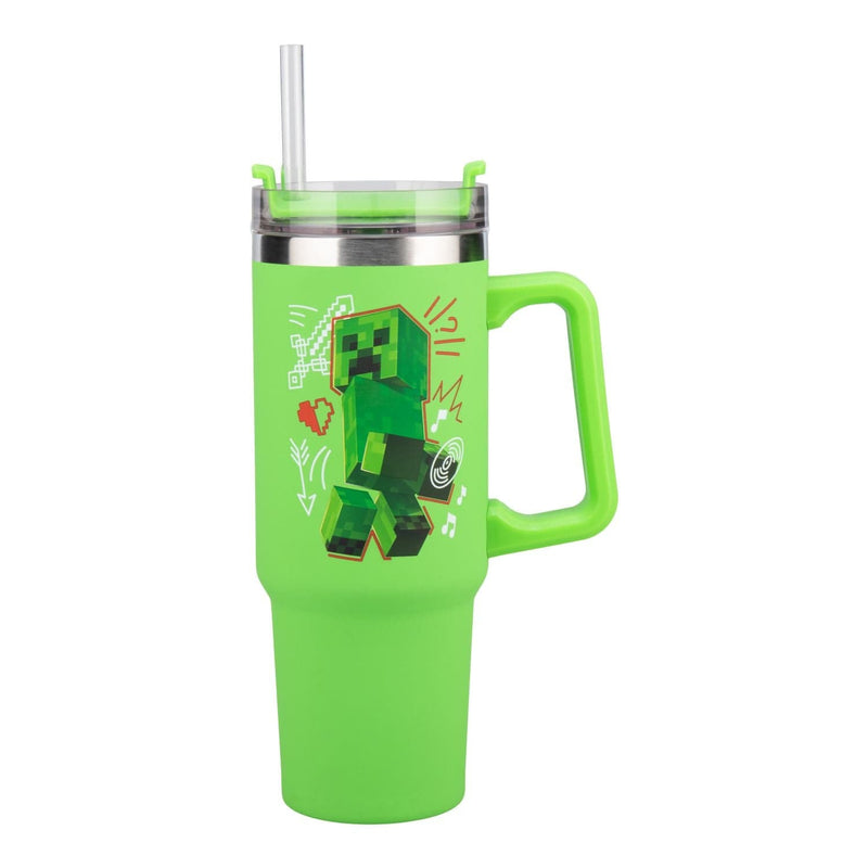 PALADONE Minecraft green 900mL potovalna skodelica 5056577755756
