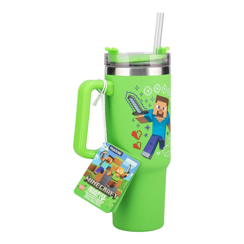 PALADONE Minecraft green 900mL potovalna skodelica 5056577755756