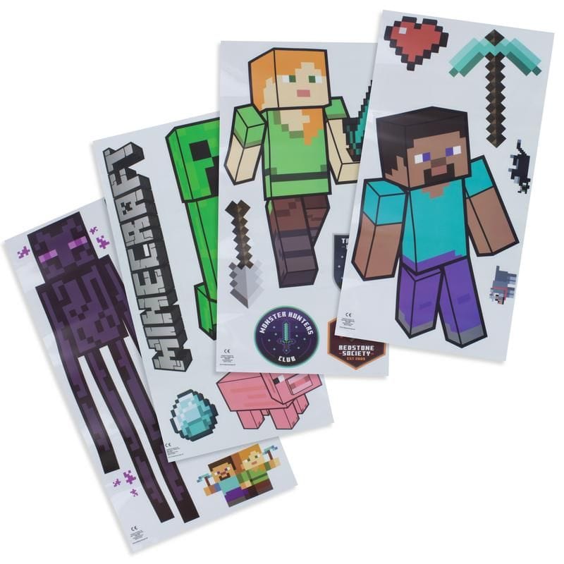 PALADONE MINECRAFT WALL nalepke 5055964742201