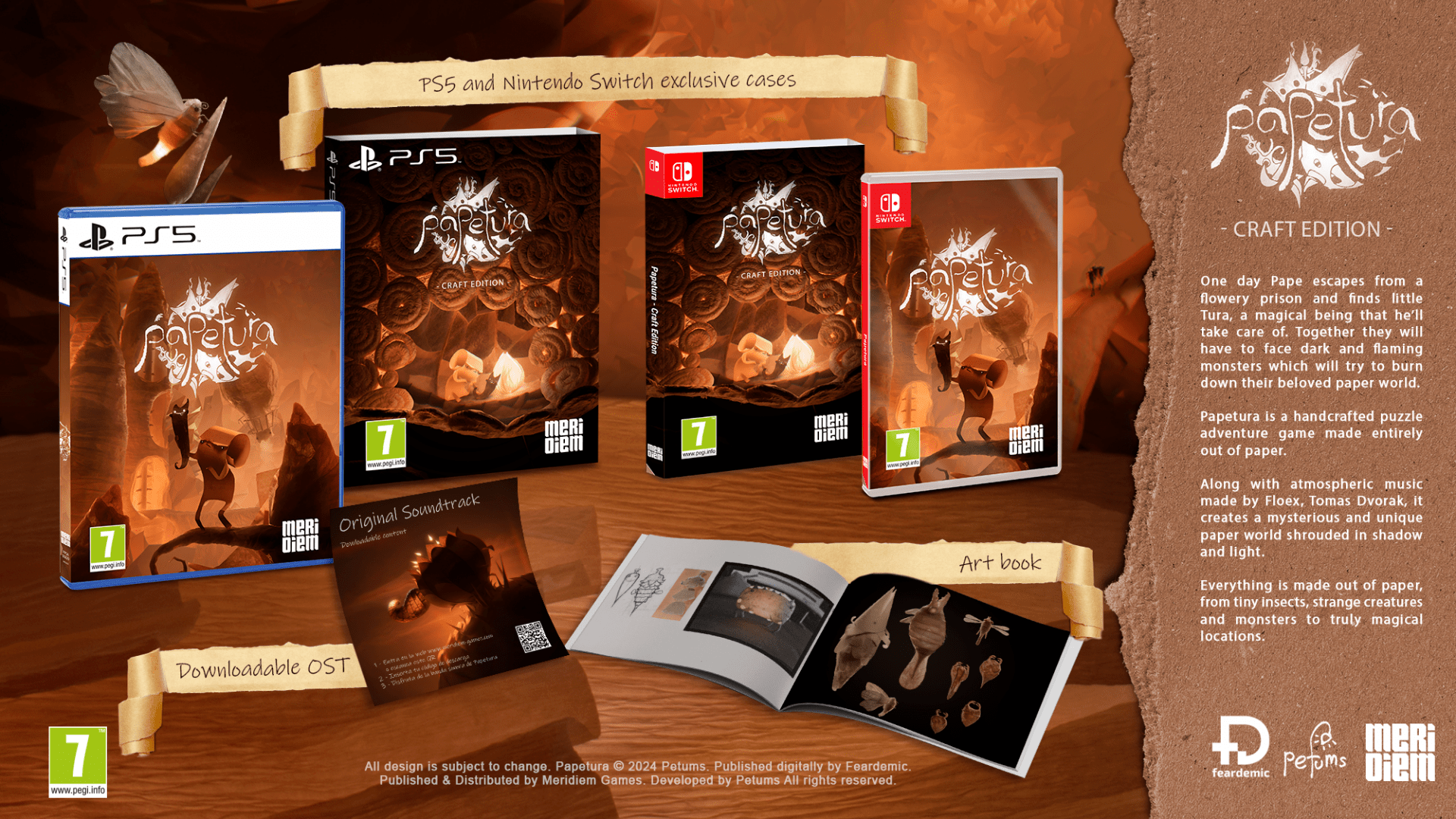 Papetura - Craft Edition (Playstation 5) 8437024411666