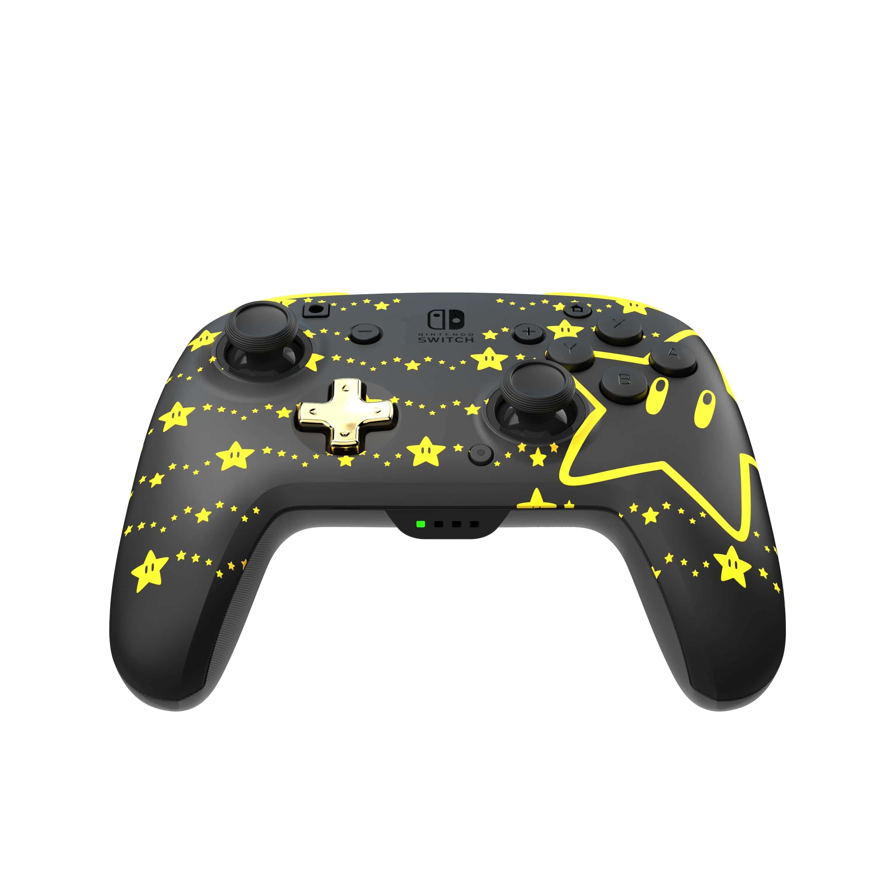 PDP NINTENDO SWITCH BREZŽIČNI KONTROLER REMATCH - SUPER STAR GLOW IN THE DARK 708056070885