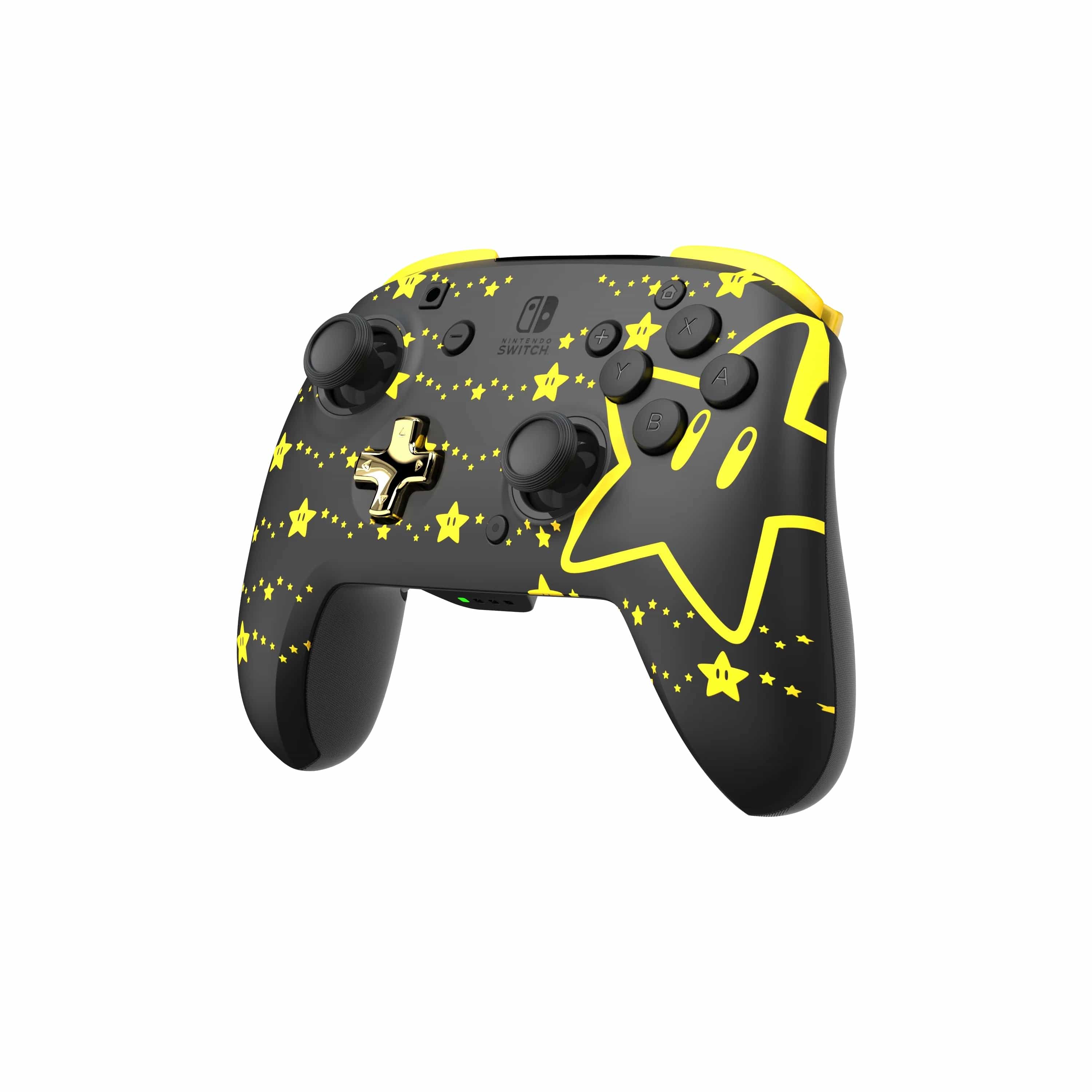 PDP NINTENDO SWITCH BREZŽIČNI KONTROLER REMATCH - SUPER STAR GLOW IN THE DARK 708056070885