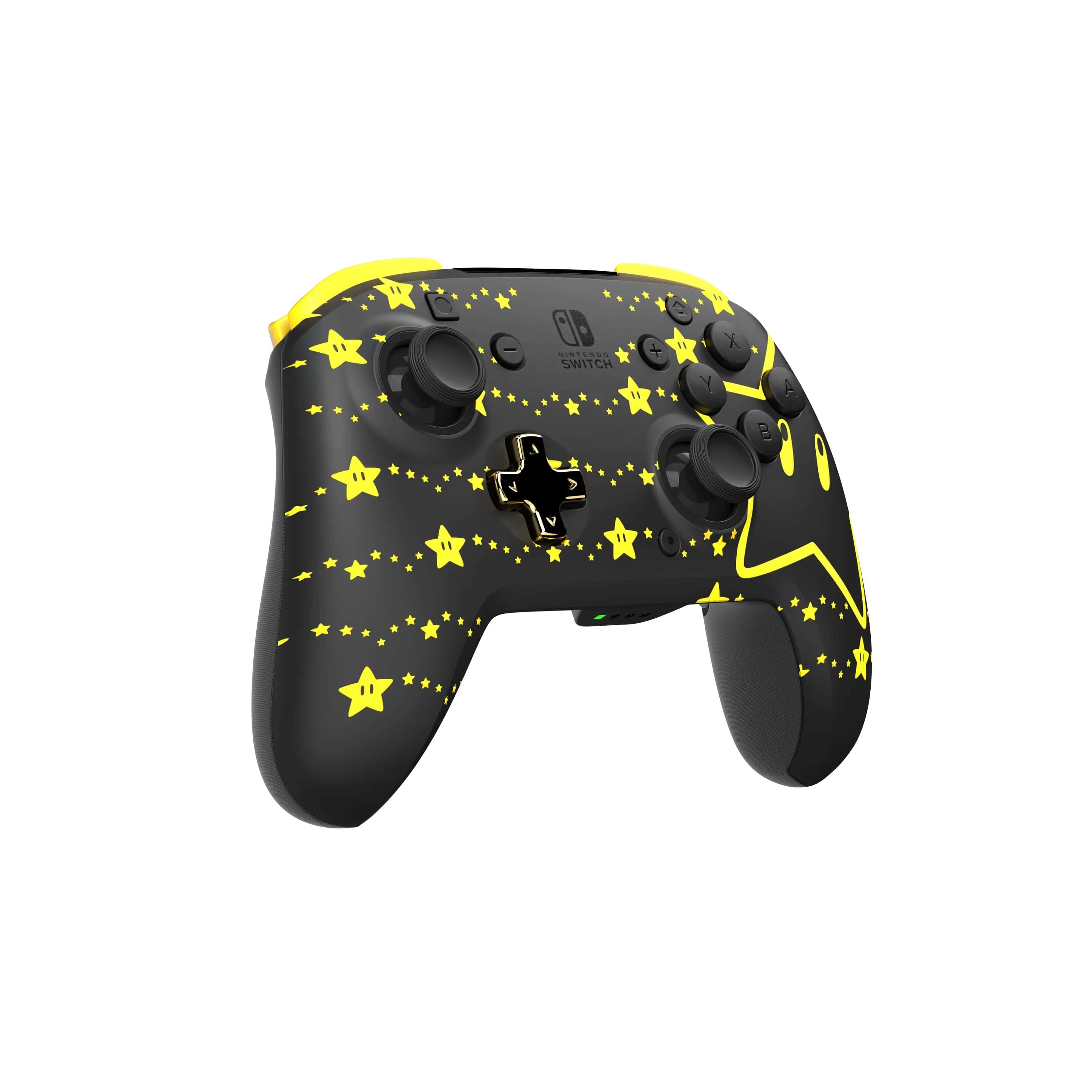PDP NINTENDO SWITCH BREZŽIČNI KONTROLER REMATCH - SUPER STAR GLOW IN THE DARK 708056070885