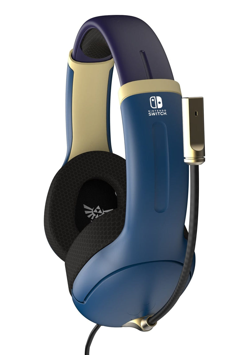 PDP NINTENDO SWITCH ŽIČNE SLUŠALKE AIRLITE - HYRULE BLUE 708056070953