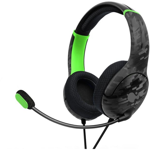 PDP XBOX AIRLITE ŽIČNE SLUŠALKE - NEON CARBON 708056068851