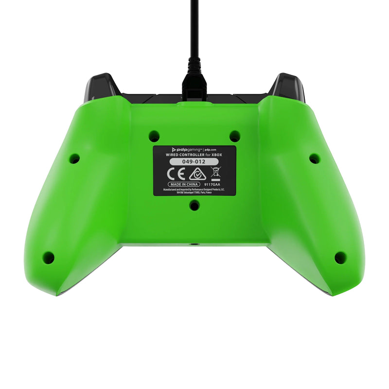 PDP XBOX WIRED CONTROLLER BLACK - NEON črno zelene barve 708056069094