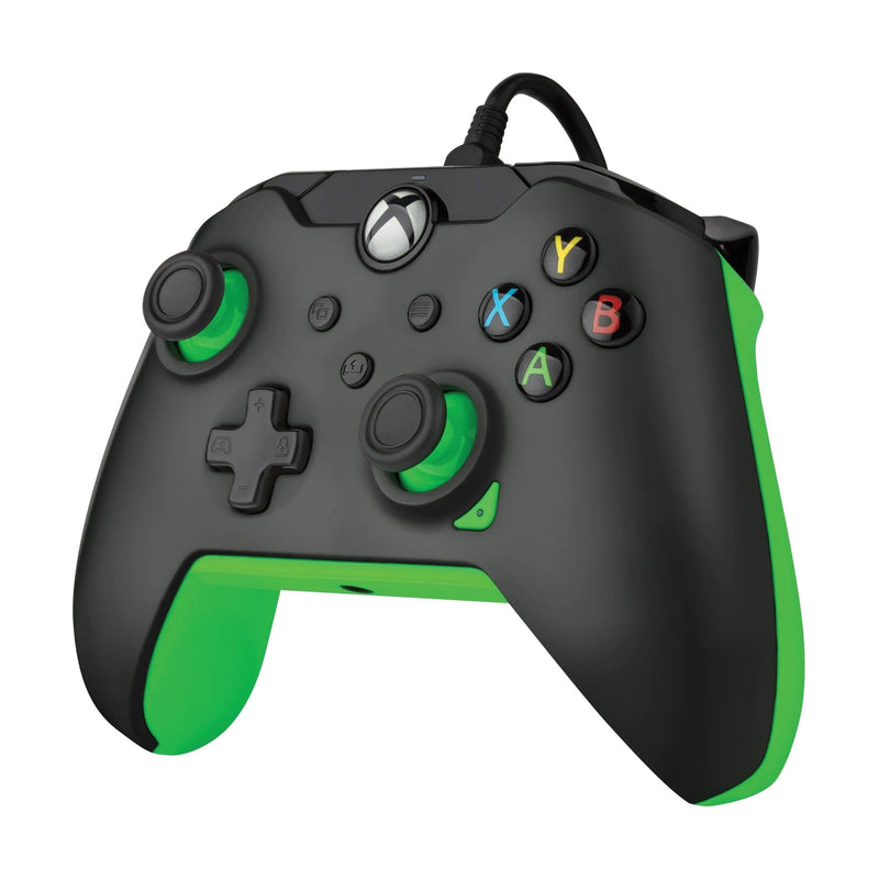 PDP XBOX WIRED CONTROLLER BLACK - NEON črno zelene barve 708056069094