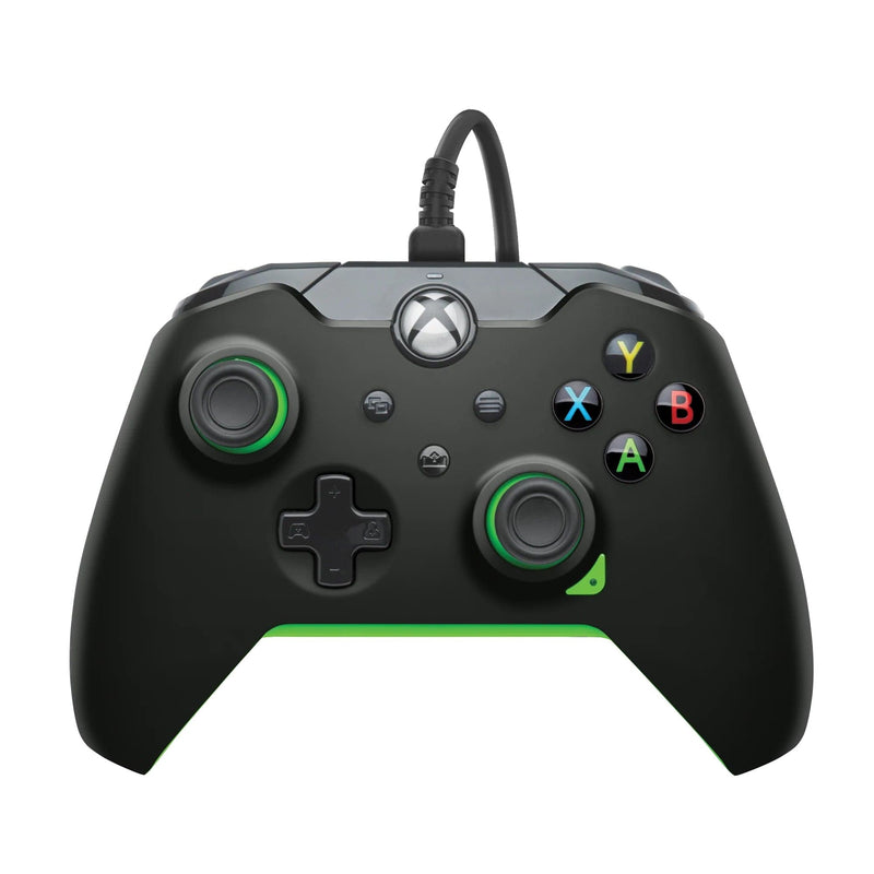PDP XBOX WIRED CONTROLLER BLACK - NEON črno zelene barve 708056069094