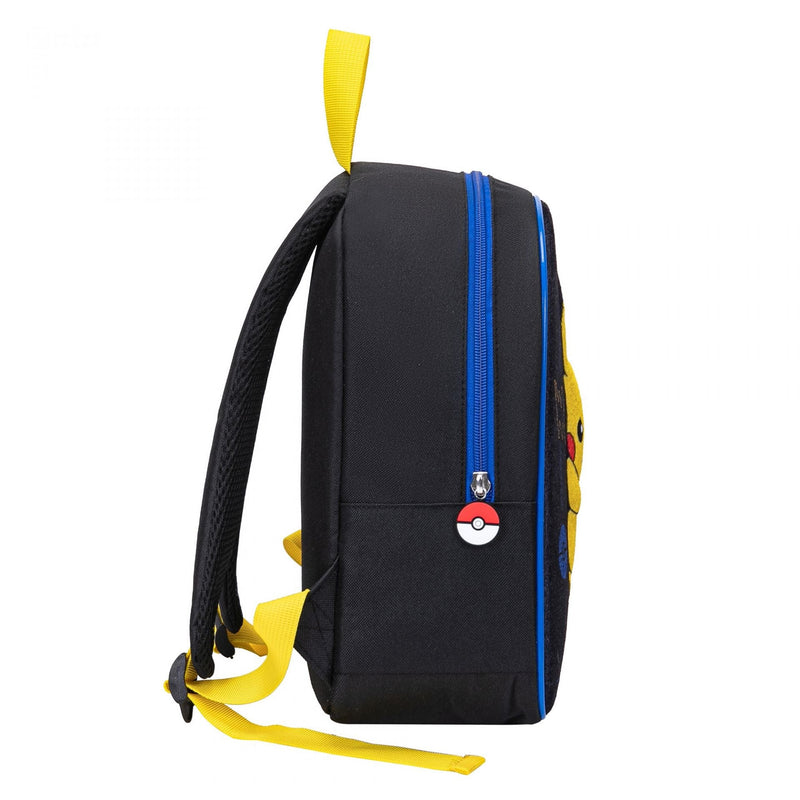 POKEMON - PIKACHU - JUNIOR nahrbtnik 32 cm črne barve 3701638704458