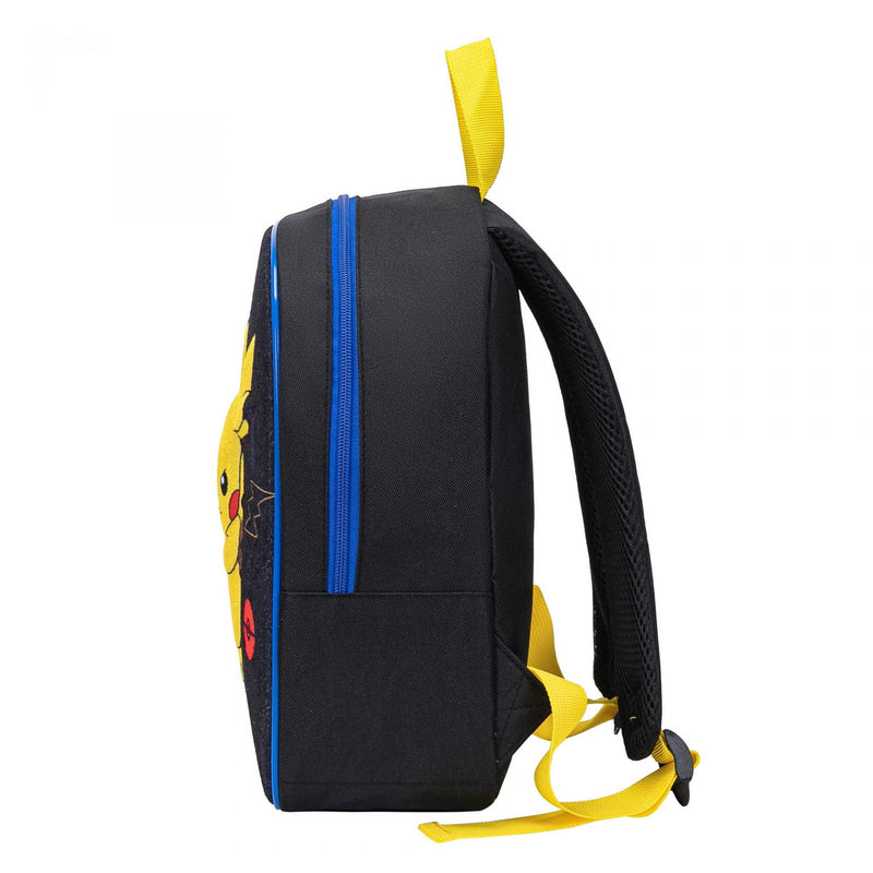 POKEMON - PIKACHU - JUNIOR nahrbtnik 32 cm črne barve 3701638704458