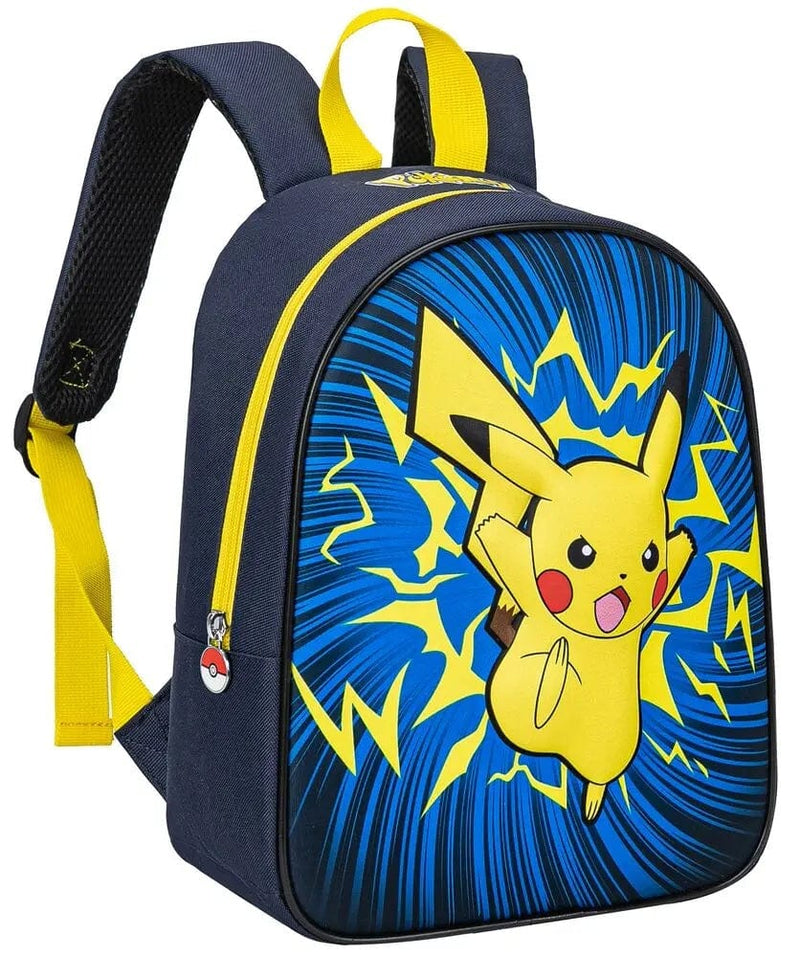 POKEMON - PIKACHU - JUNIOR nahrbtnik EVA 3D 32CM modre barve 3701638718714