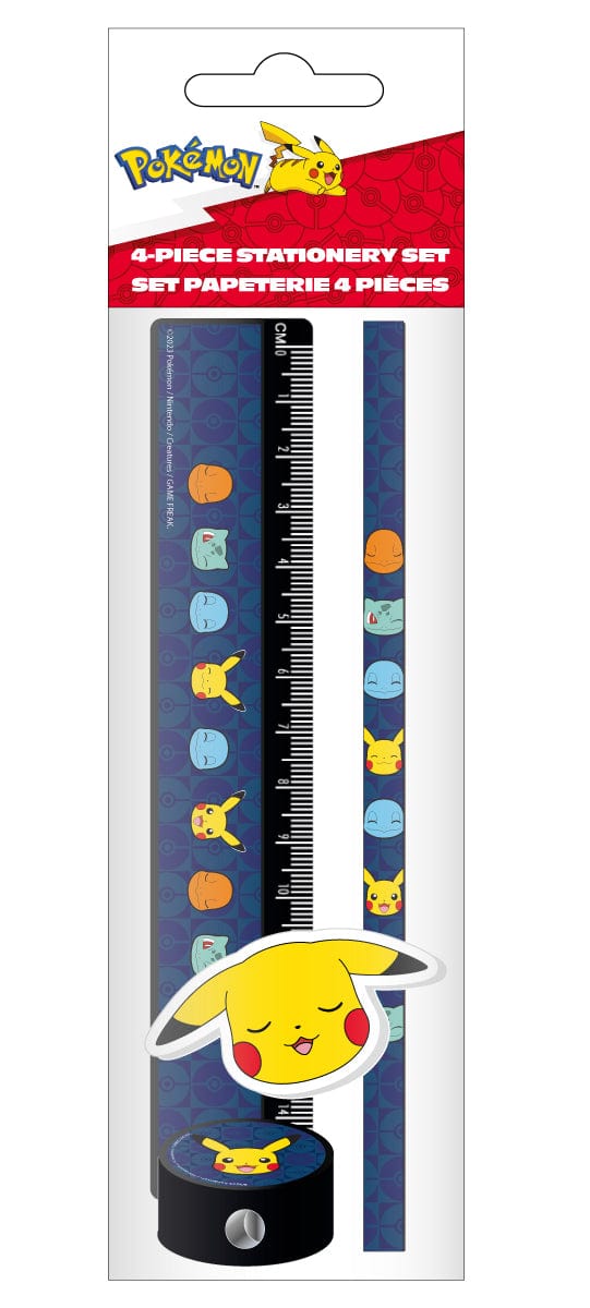 POKEMON - PIKACHU - pisarniški set 4V1 3700516305749