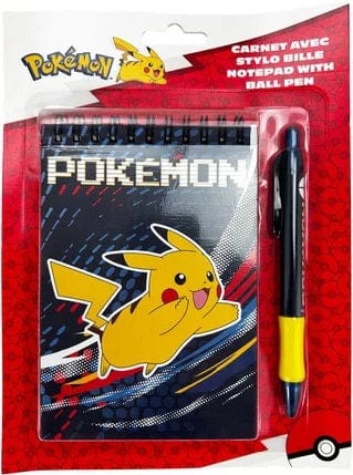 POKEMON - PIKACHU - spiralni zvezek in kemični svinčnik 3701638707756