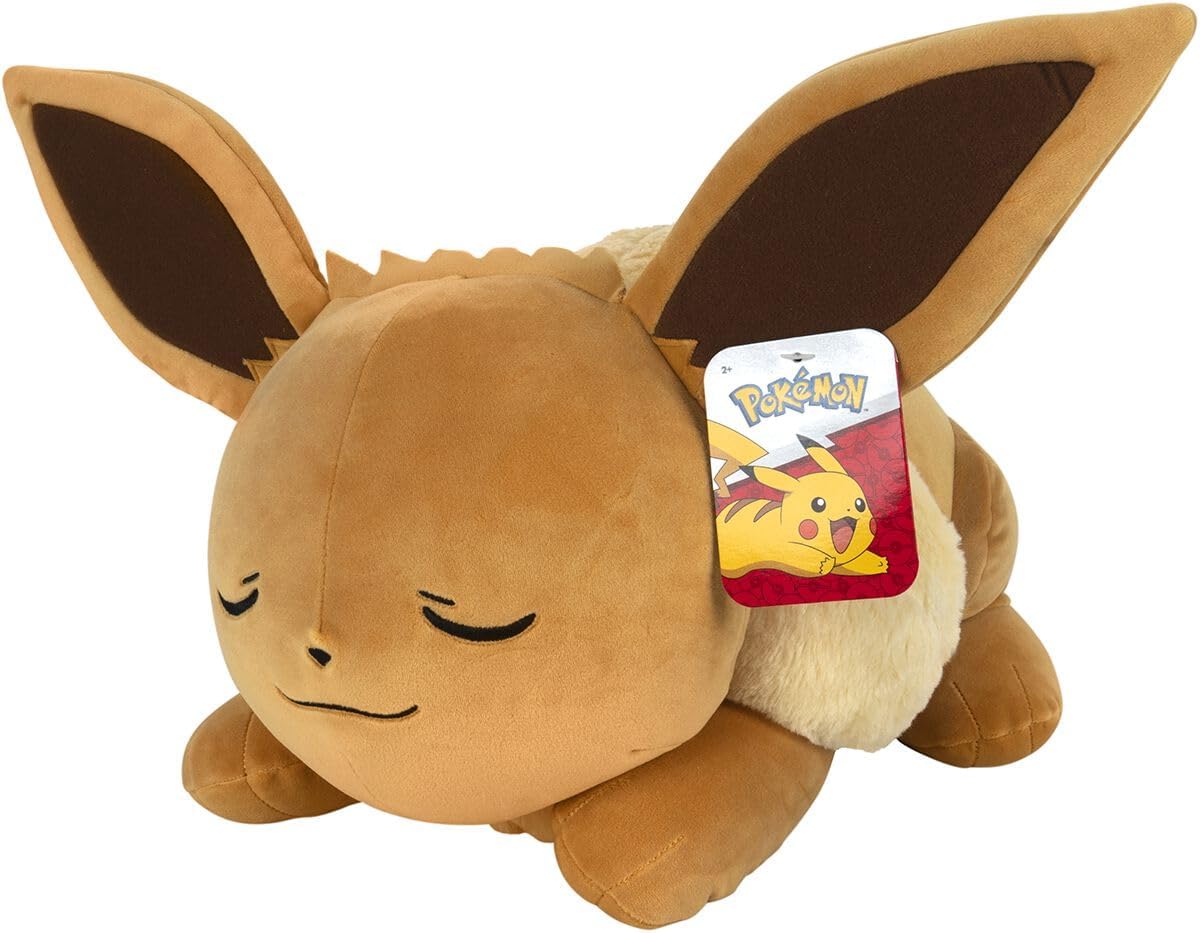 POKEMON - SLEEPING PLUSH - EEVEE pliš 45CM 191726382713