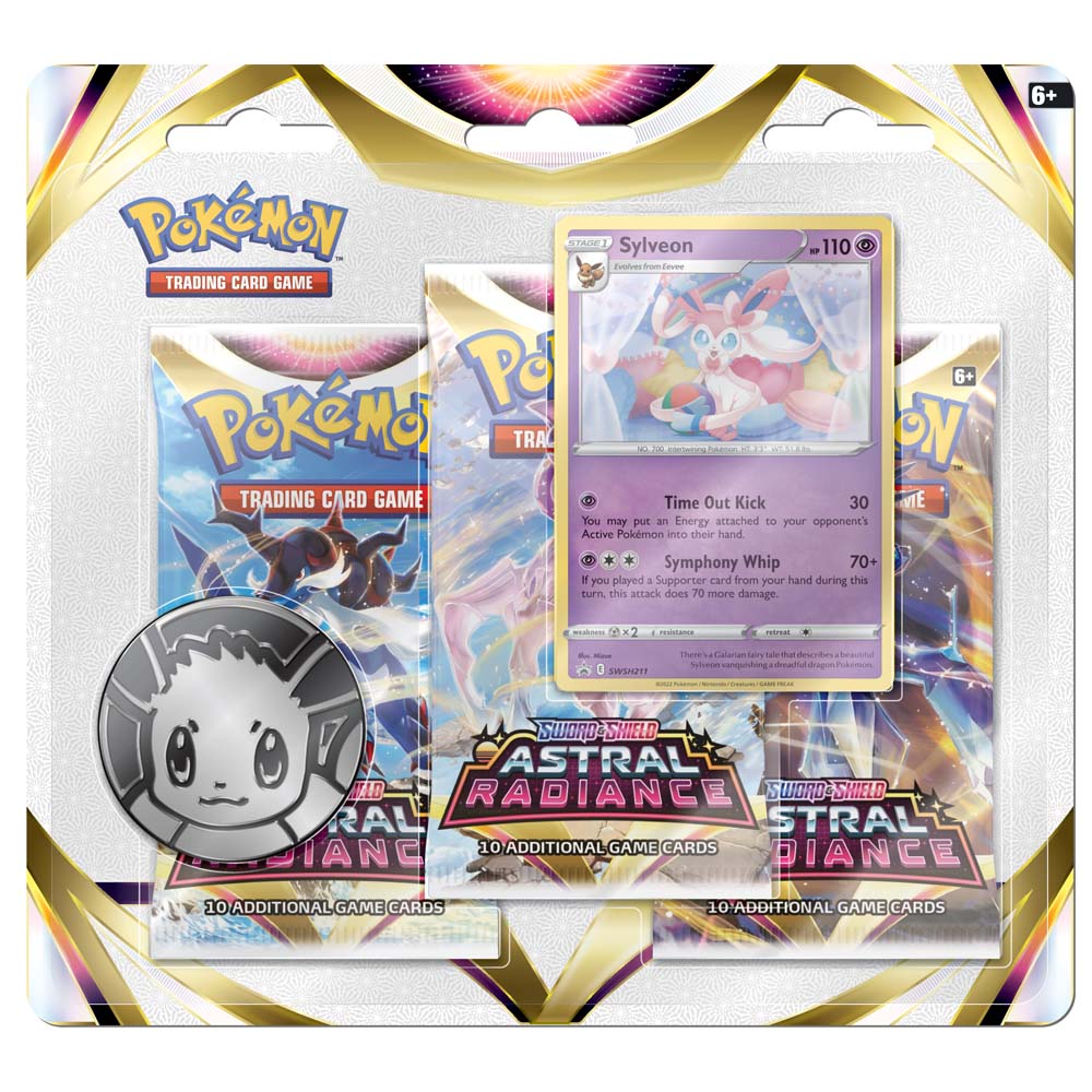 POKEMON TCG: ASTRAL RADIANCE 3-PACK BLISTER + PROMO 820650850288