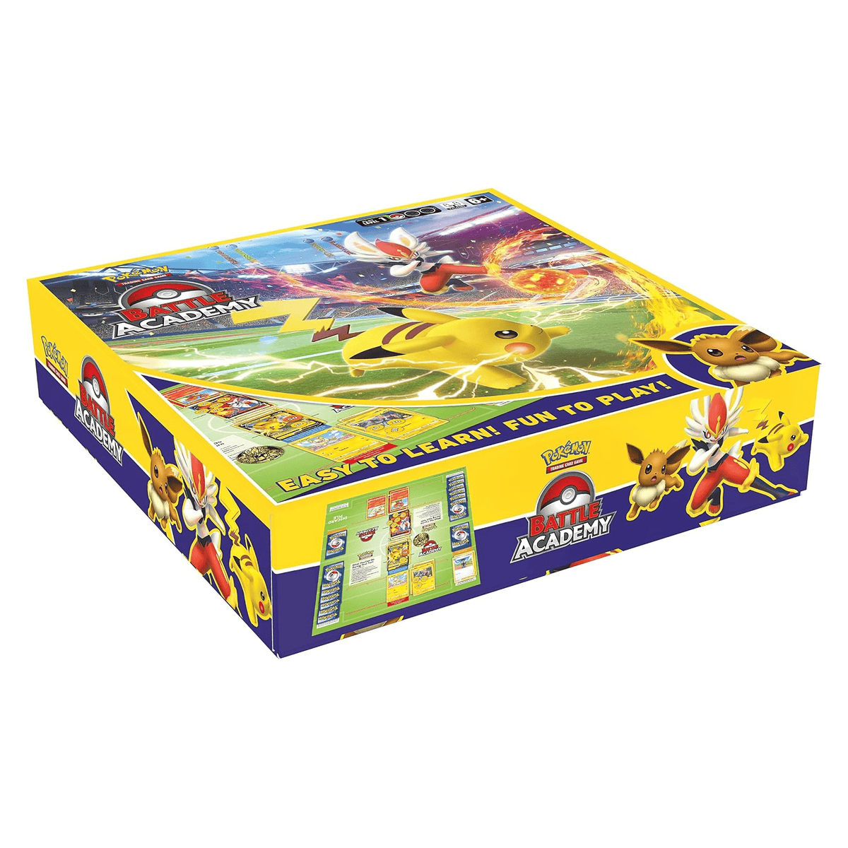POKEMON TCG: Battle Academy (Cinderace V, Pikachu V & Eevee V) 820650809064