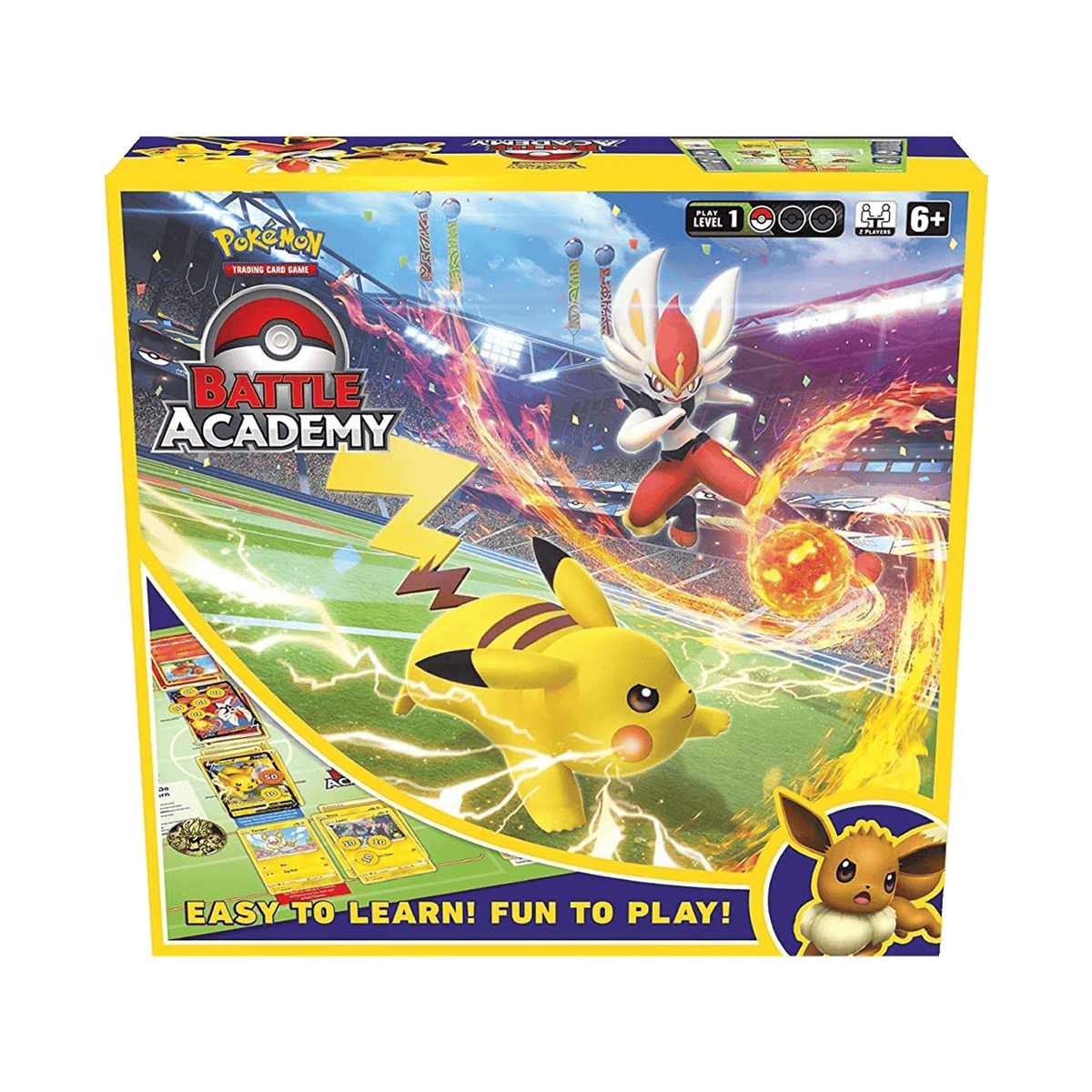 POKEMON TCG: Battle Academy (Cinderace V, Pikachu V & Eevee V) 820650809064