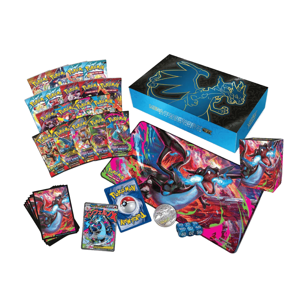 POKEMON TCG: Mega Charizard X EX Ultra-Premium Collection 196214116924