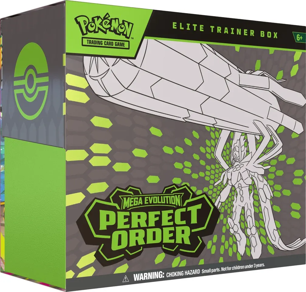 POKEMON TCG: Mega Evolutions - Perfect Order Elite Trainer Box 196214136373