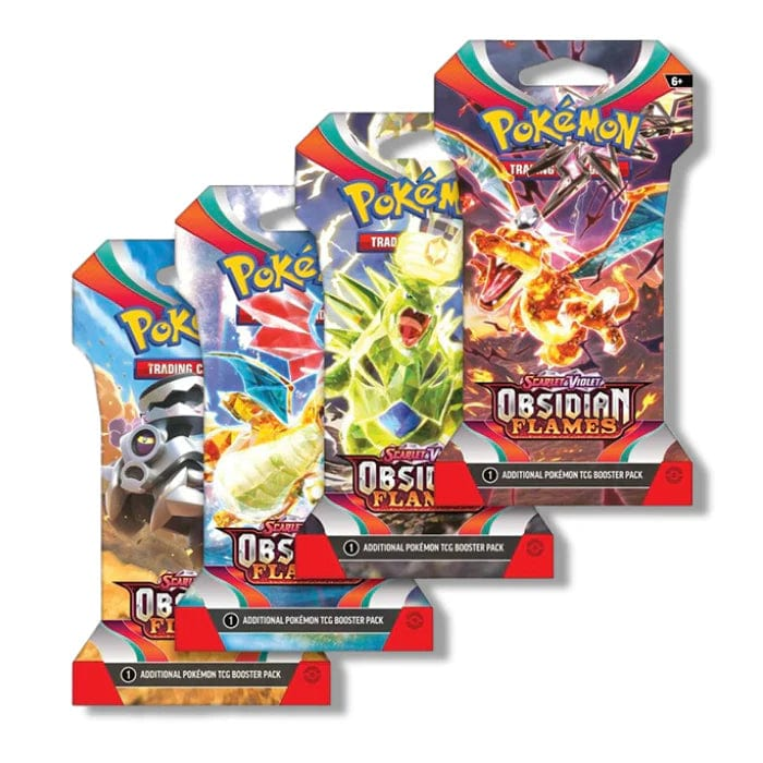 POKEMON TCG: OBSIDIAN FLAMES - BOOSTER PACK (SLEEVED) kartice 820650853753
