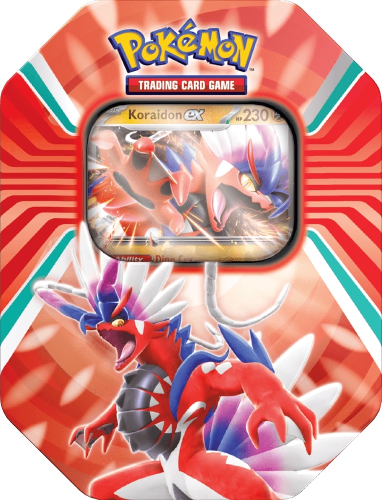 POKEMON TCG: PALDEA LEGENDS TIN kartice 820650852886