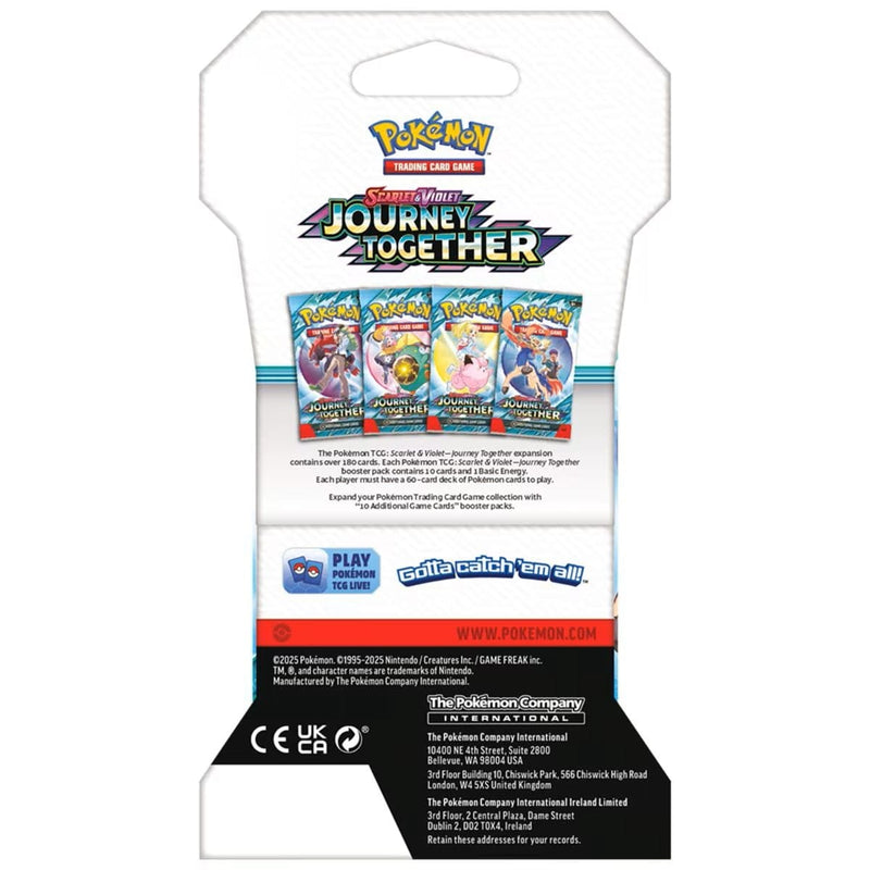 POKEMON TCG: SCARLET & VIOLET: JOURNEY TOGETHER - SLEEVED BOOSTER karte 0196214108295