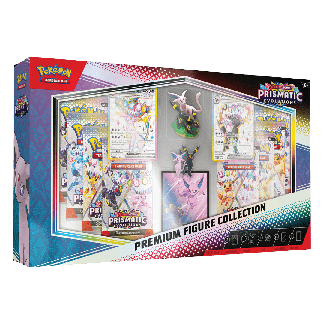 POKEMON TCG: Scarlet & Violet : Prismatic Evolutions - Premium Figure Collection 196214112834