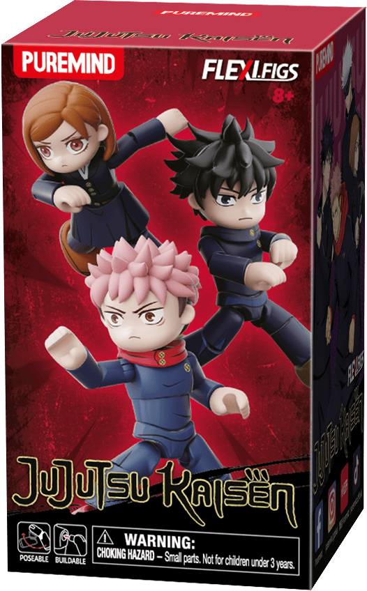 PUREMIND: JUJUTSU KAISEN - FLEXI FIGS - TOTAL ASSAULT SERIES figura (ASSORTED) 6973817325168