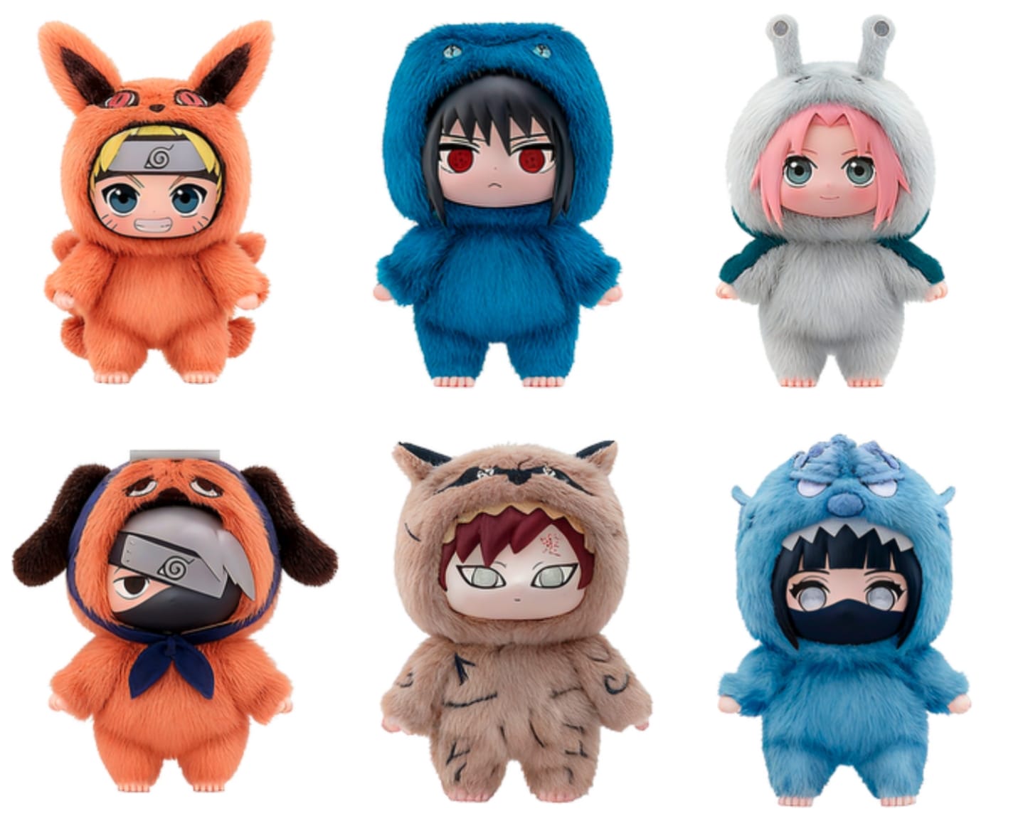 PUREMIND: NARUTO: SHIPPUDEN - CUTE BEAST PARTY pliš (ASSORTED) 6973817324987