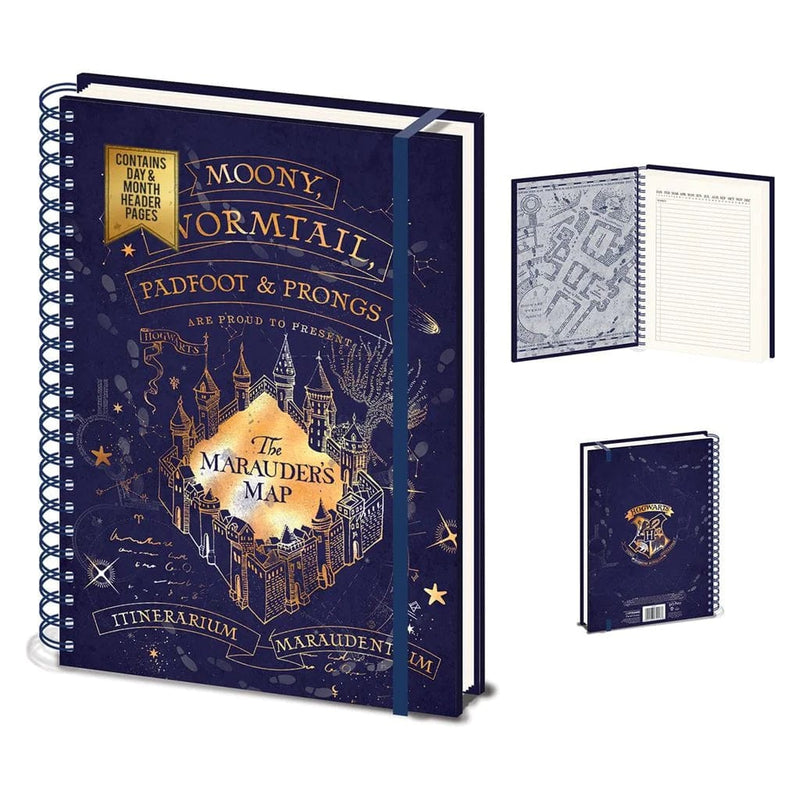 PYRAMID HARRY POTTER  (MARAUDERS MAP) A4 WIRO NOTEBOOK BELEŽKA 5051265740137