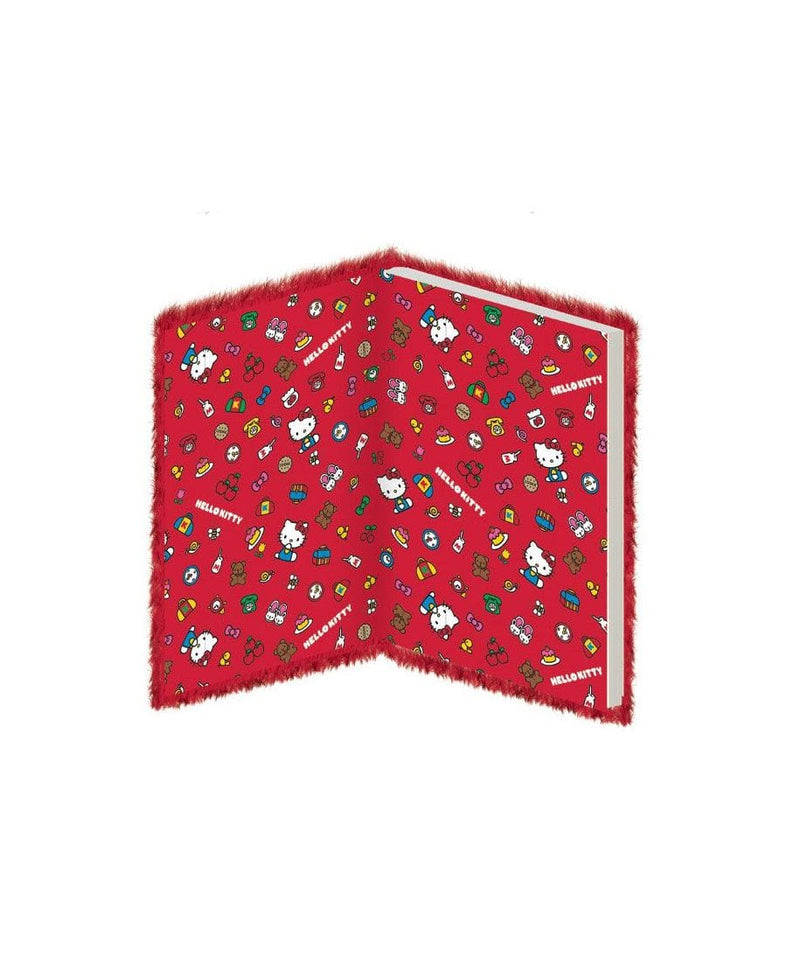 PYRAMID HELLO KITTY A5 PLUSH CASEBOUND beležnica 5063457019051