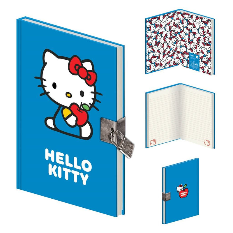 PYRAMID HELLO KITTY A5 PREMIUM beležnica s ključavnico 5063457019013