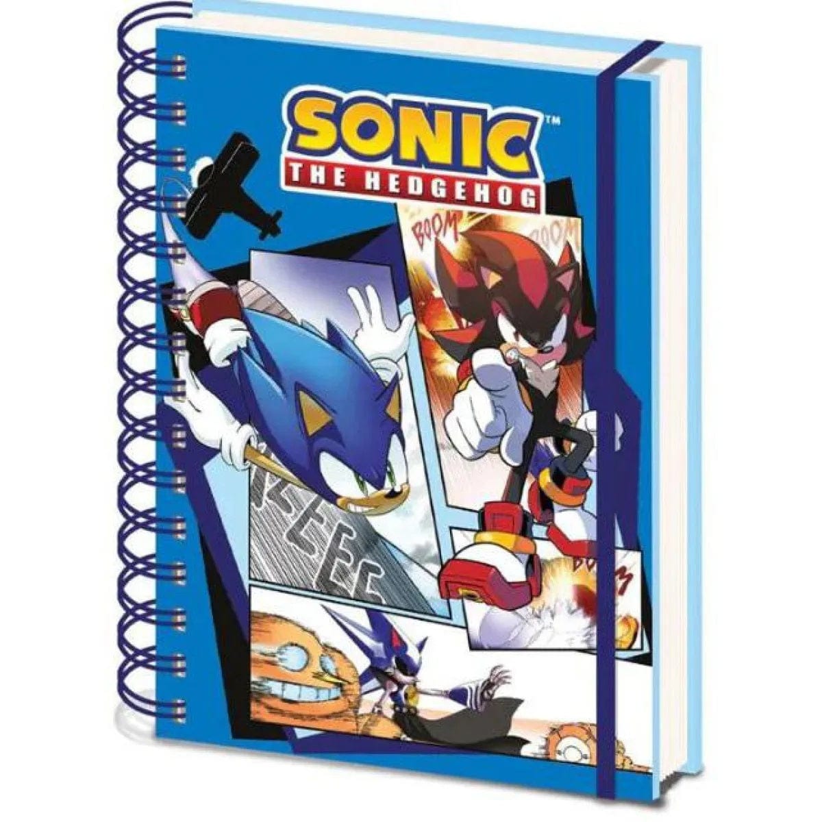 PYRAMID SONIC THE HEDGEHOG (COMIC STRIP JUMP OUT) A5 3D BELEŽKA 5056480391805