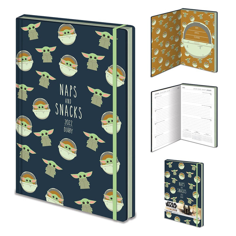 Pyramid STAR WARS THE MANDALORIAN (NAPS & SNACKS) 2022 DIARY beležka 5051265735867