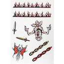 PYRAMID STRANGER THINGS 4 (UPSIDE DOWN BATTLE) TECH STICKERS NALEPKE 5050293474564